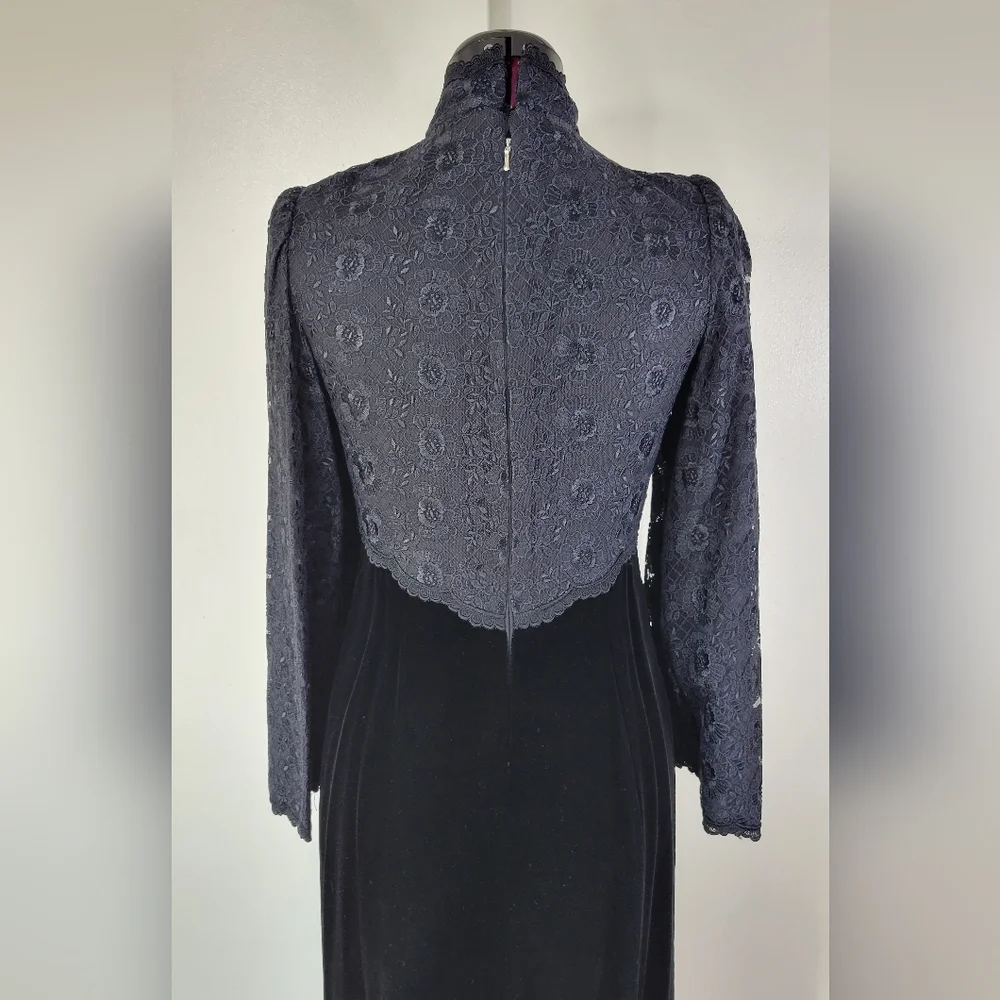 60's Plaisir Tokyo velvet dress - Picture 7 of 15